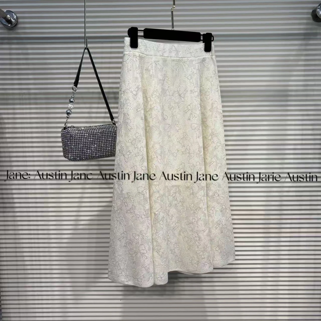Jane Austin •（繁星点点裙子）2025新款重工轻奢高腰半身显瘦
