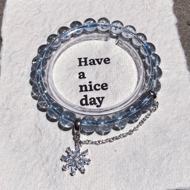 合成金属仿水晶手链 手链女款单圈手串饰品礼物送女友闺蜜礼物