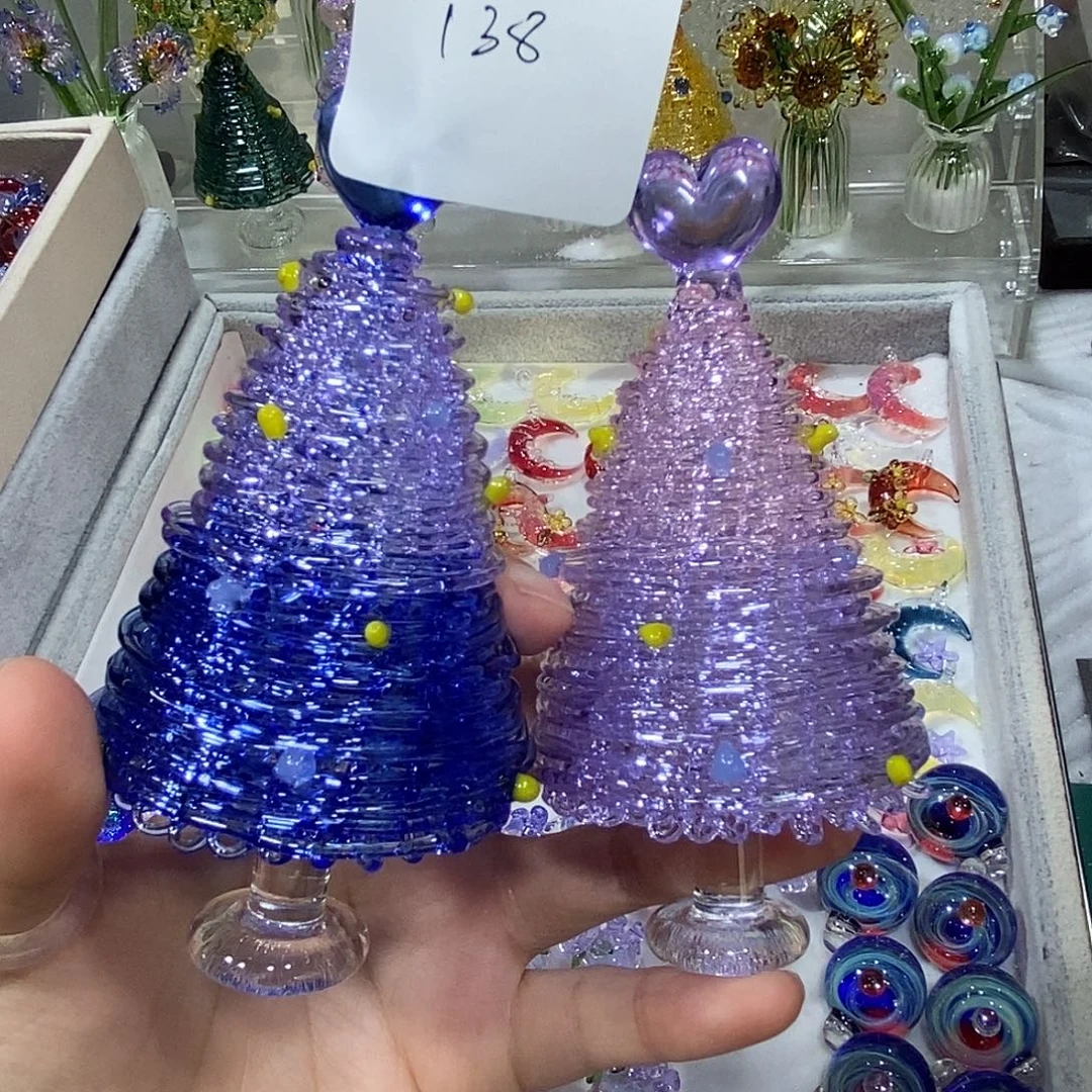 吊坠（不含链）琉璃138圣诞树两个