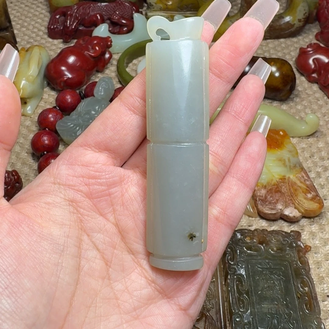 白玉菩提吊坠挂件