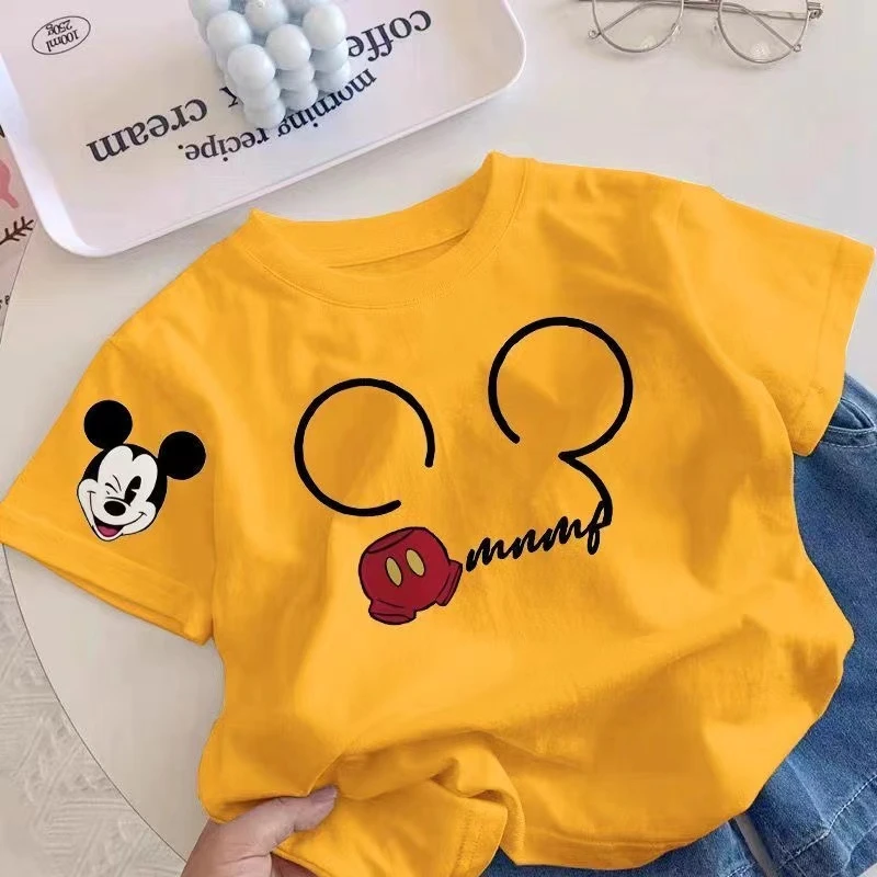 【六一福利】100重磅纯棉米奇卡通亲子T恤潮