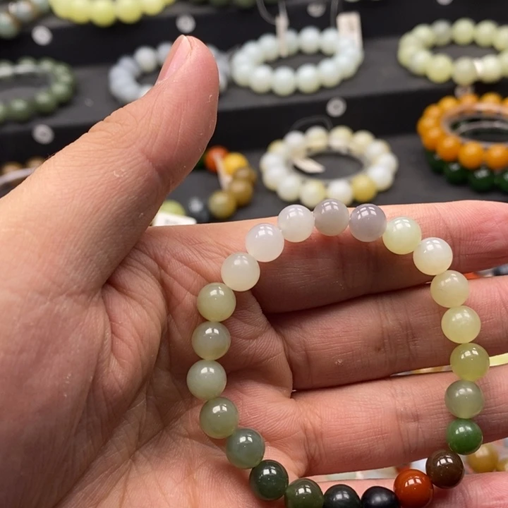 和田玉未镶嵌手链