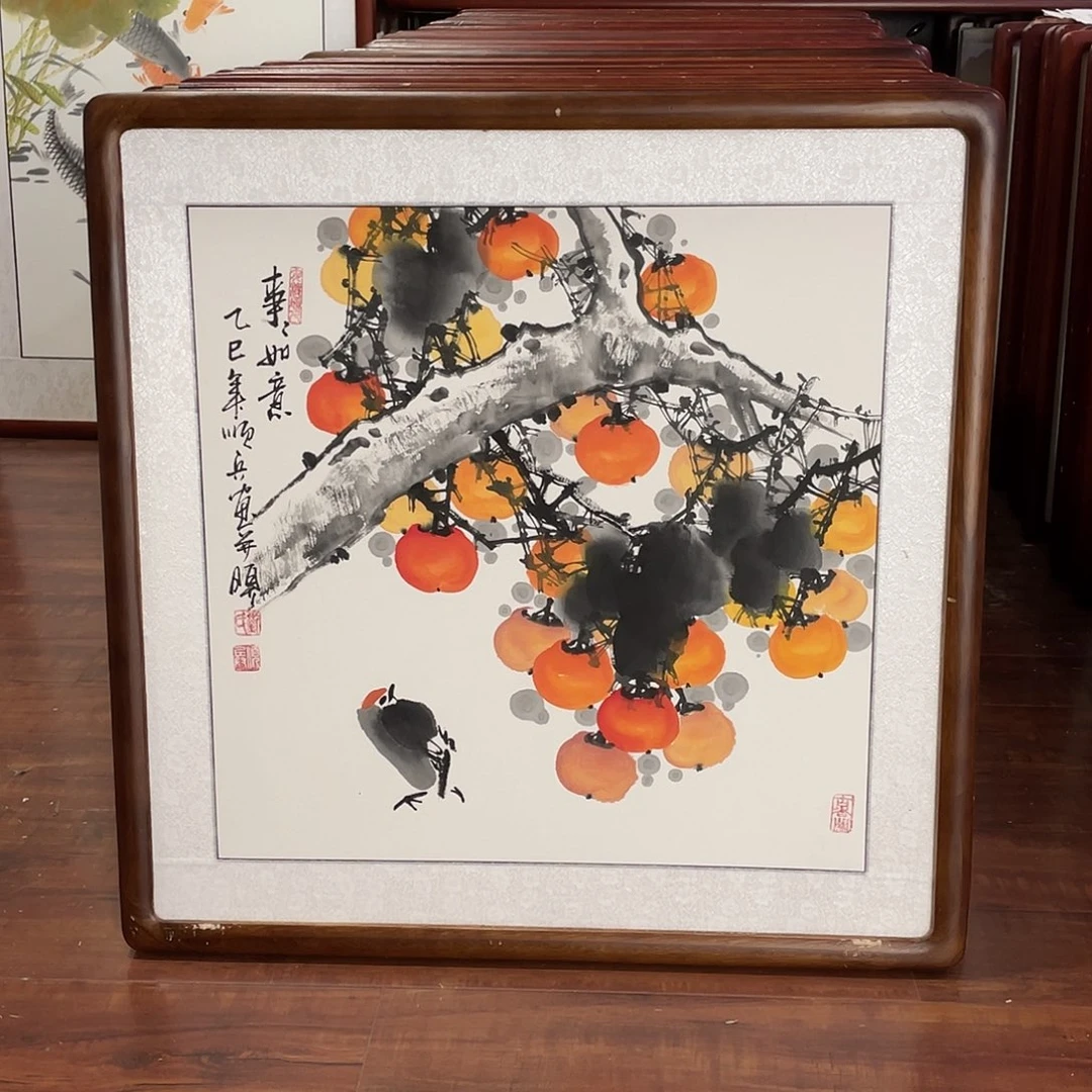 国画带框尺寸63*63厘米