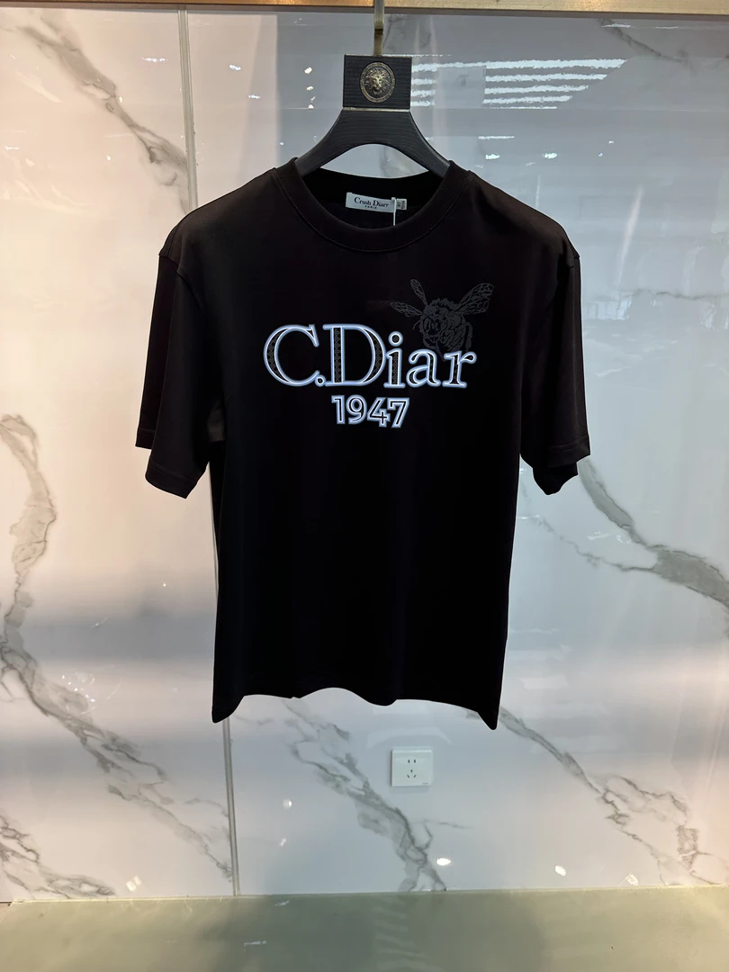 【C.D高定】夏季新款印花圆领短袖T恤宽松男士时尚潮流休闲百搭T恤