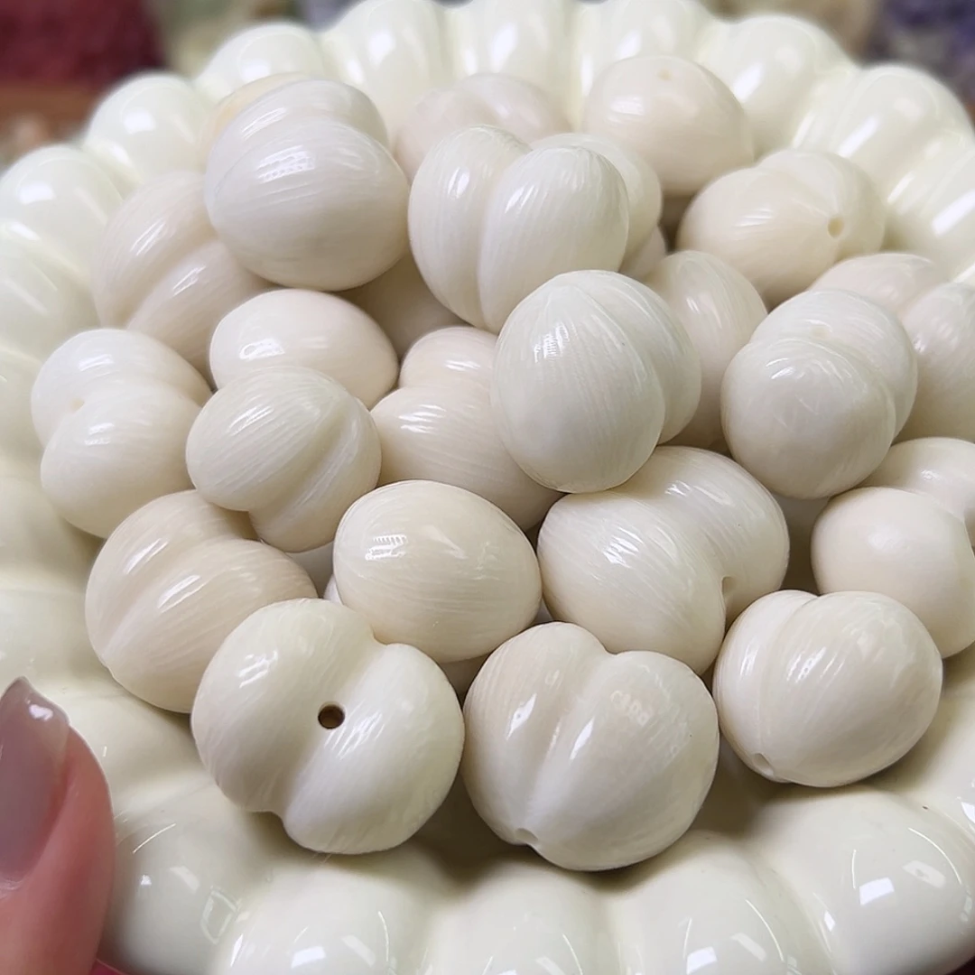 菩提根/象牙果手串瑕疵拉丝屁桃数孔10颗