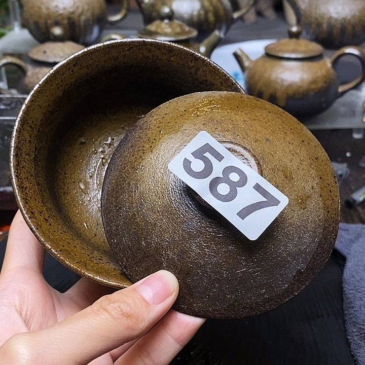 杯泥舍柴烧精品茶器