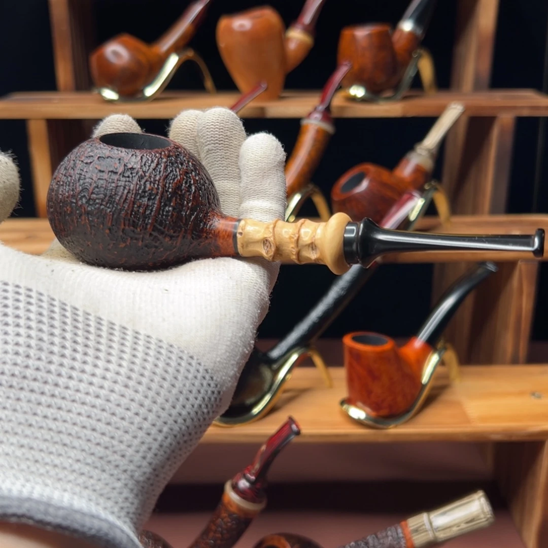 自***明精品手工竹节苹果