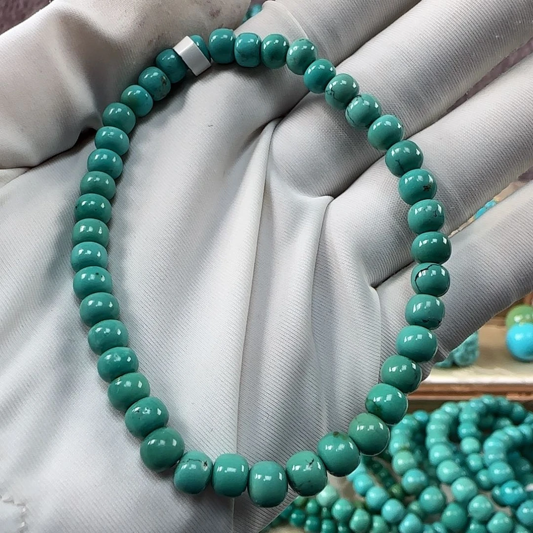 绿松石未镶嵌手串