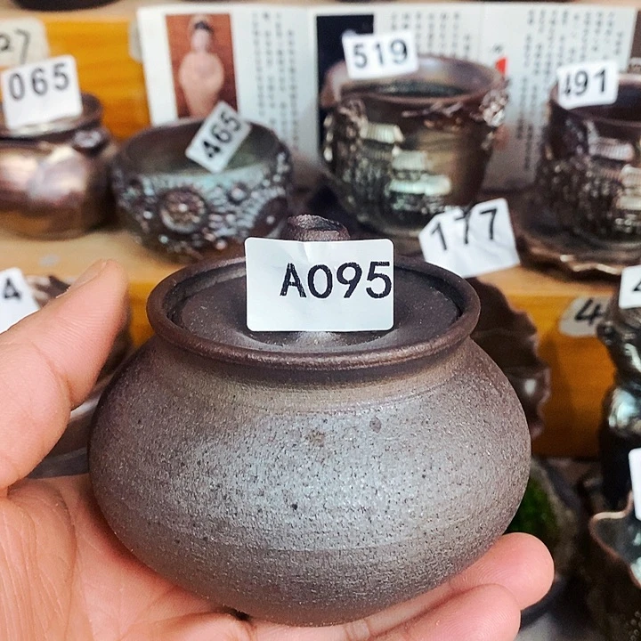 紫砂茶杯施**人柴烧纯手工095