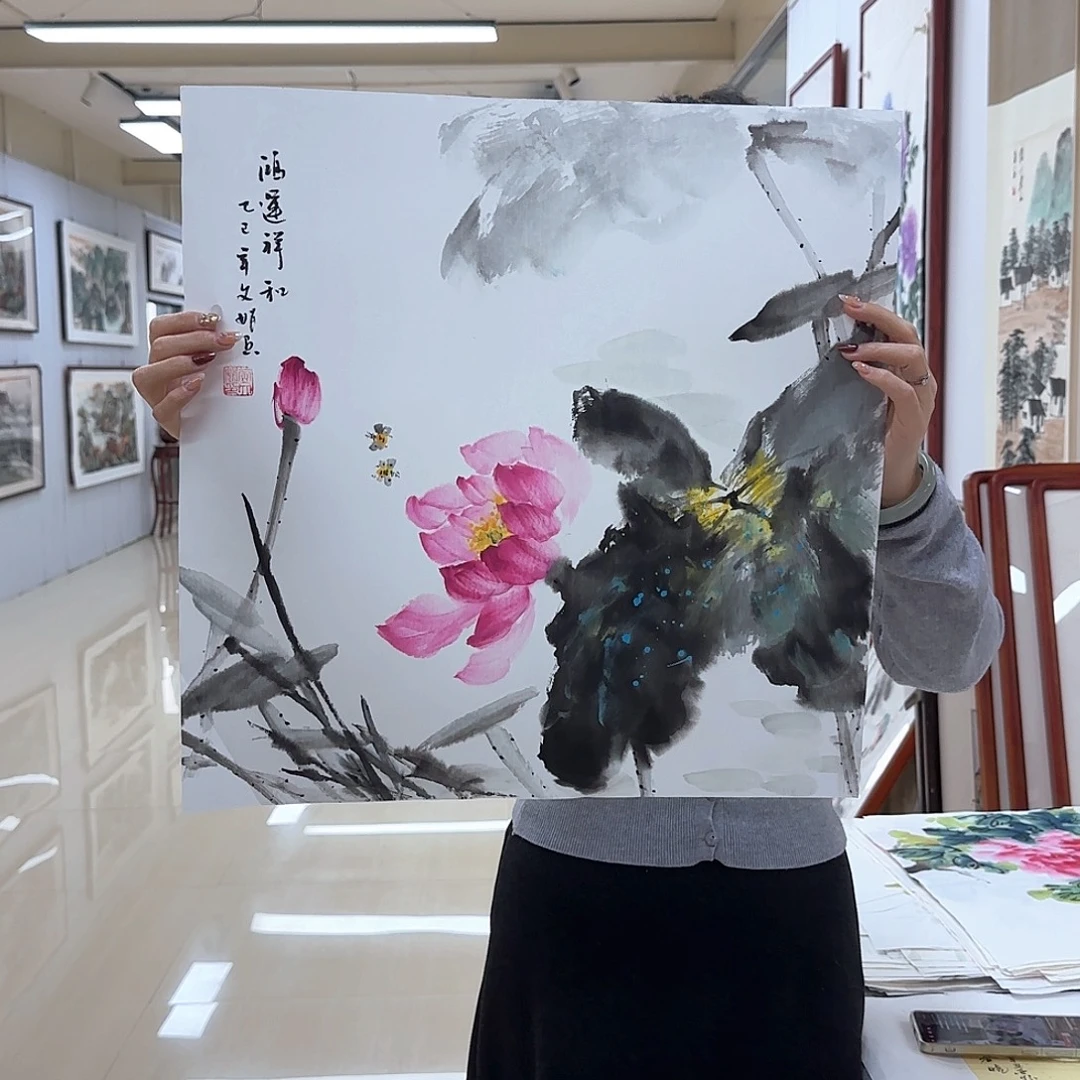 国画国画作品集一个由