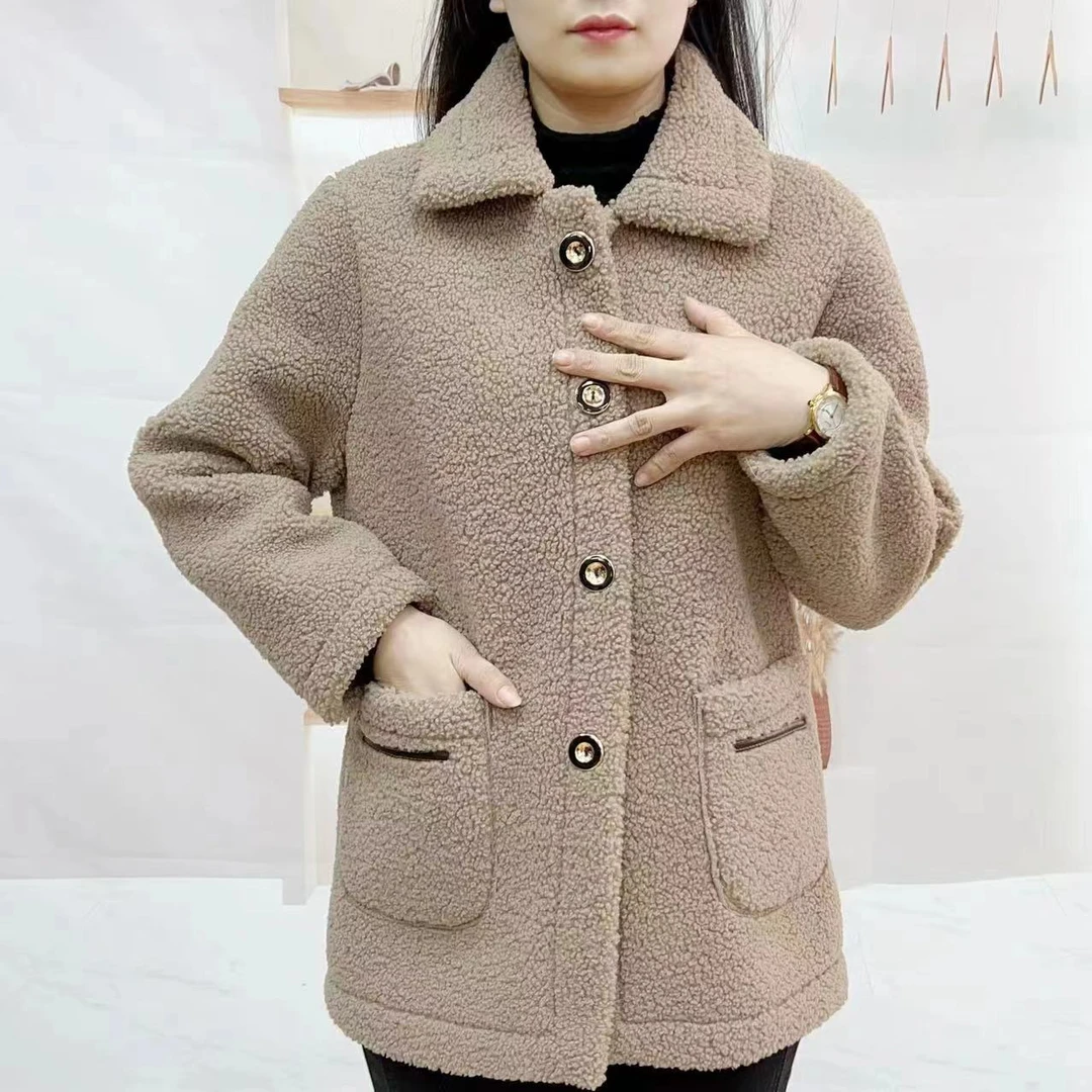 中老年人外套秋冬妈妈女休闲冬装保暖加厚上衣  888