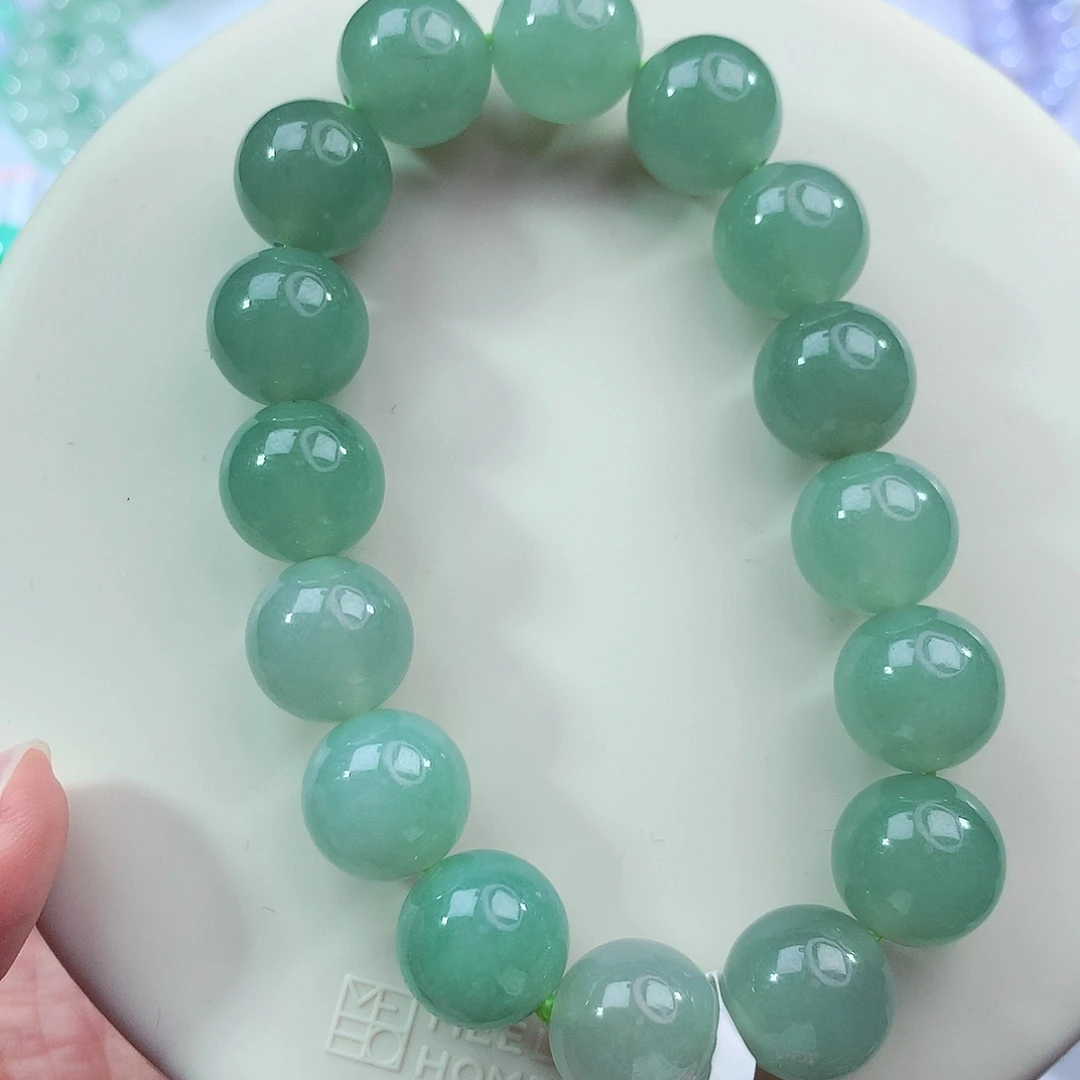 翡翠未镶嵌手链卡12.7