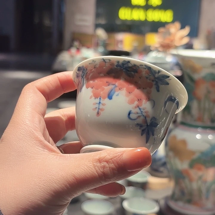 景德镇陶瓷手绘主人杯