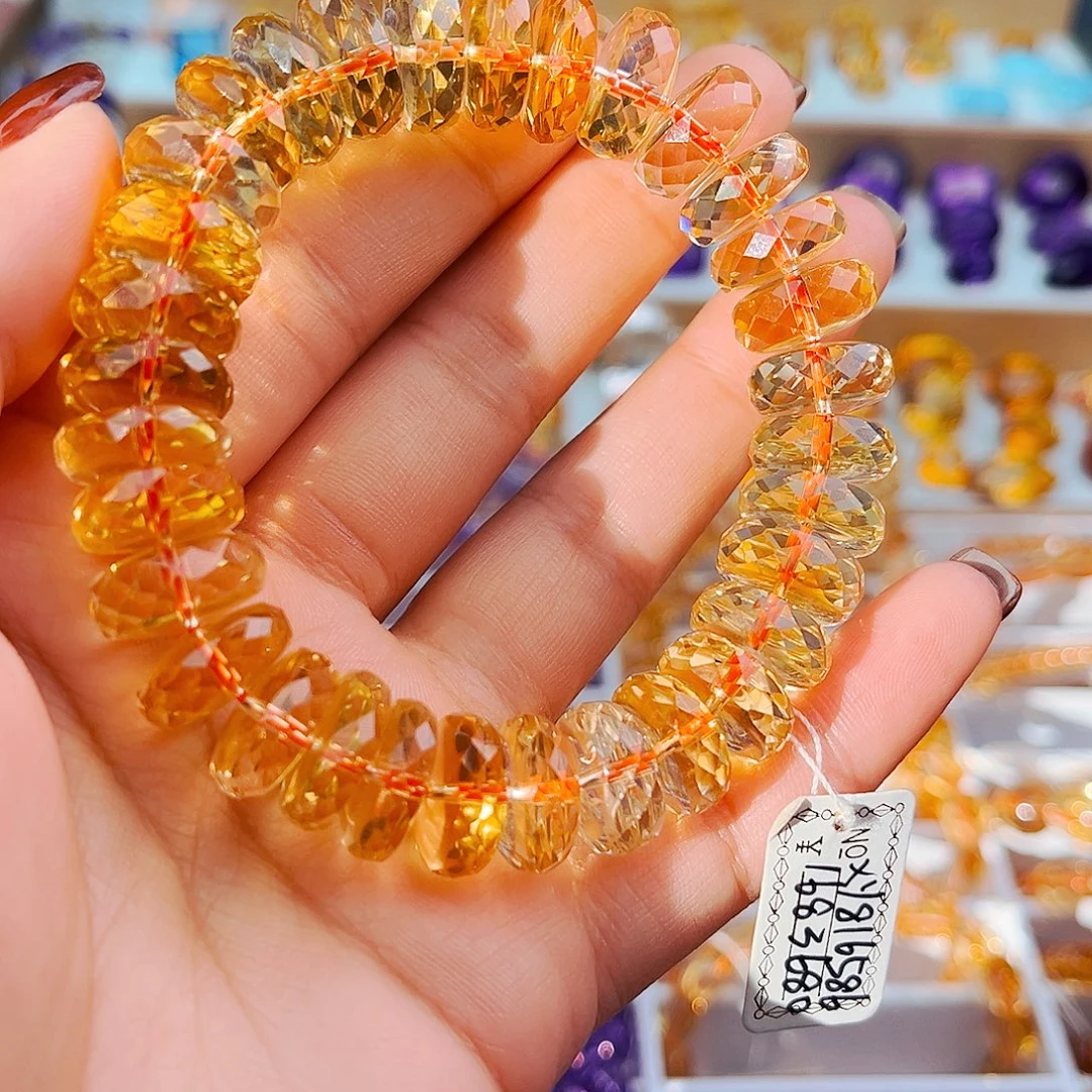 水晶未镶嵌手串天然