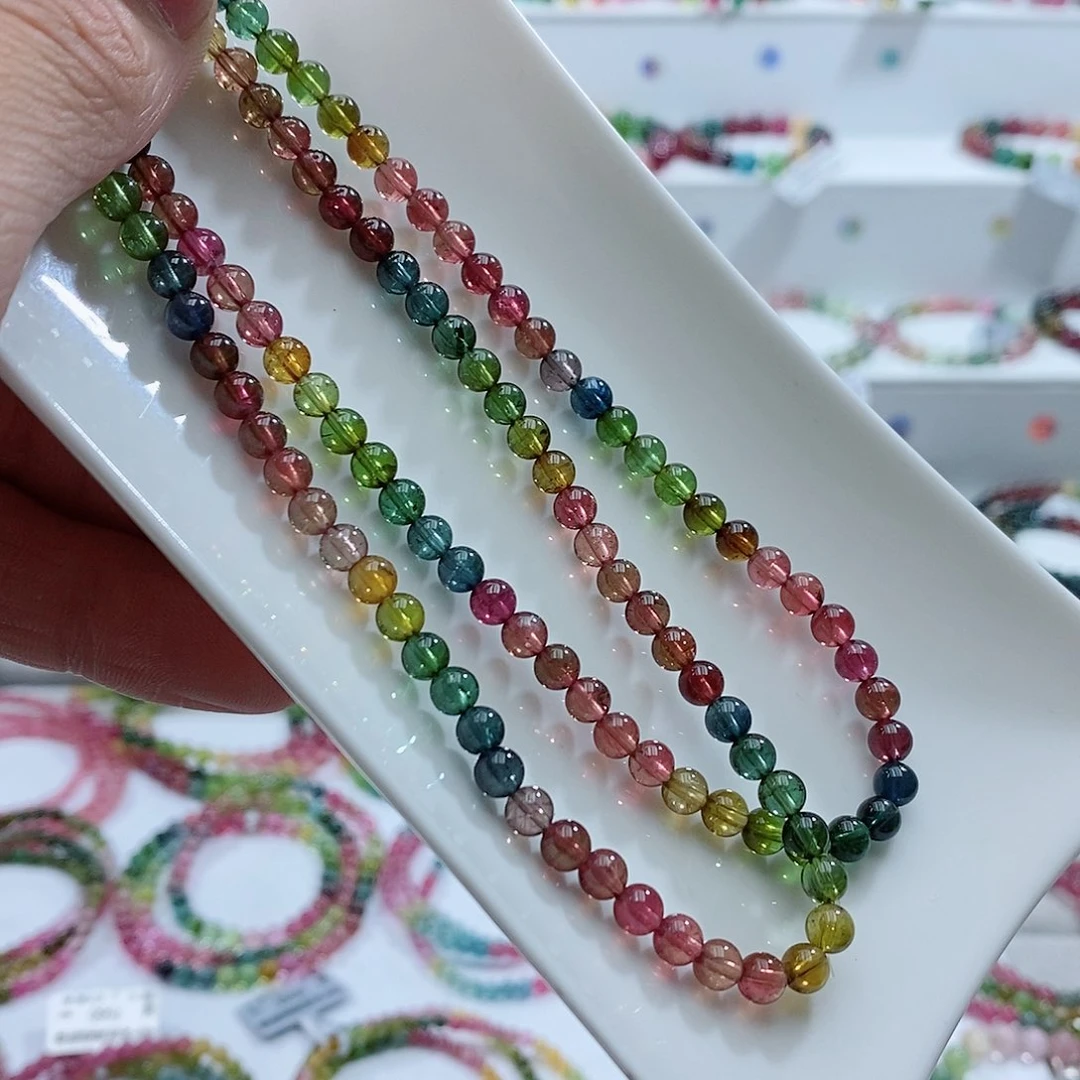 碧玺碧玺未镶嵌手链