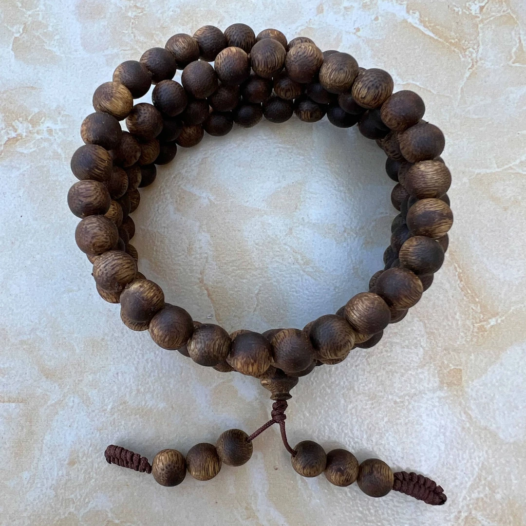 奇楠沉香0.7圆珠多圈18克+手串108颗    多样性发一