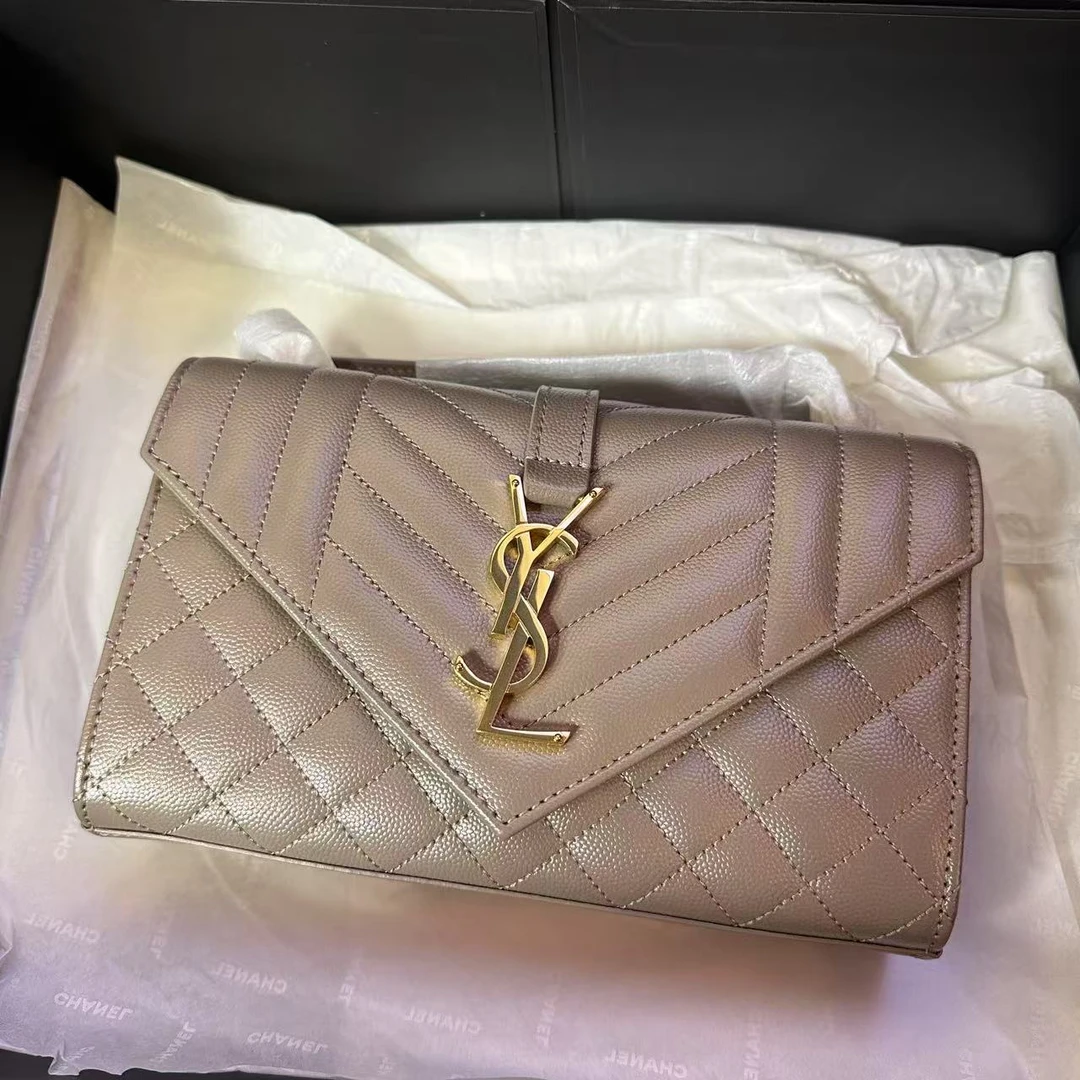 99新 YSL/圣罗兰 飞小雨Fisoy/ 新款链条斜挎包