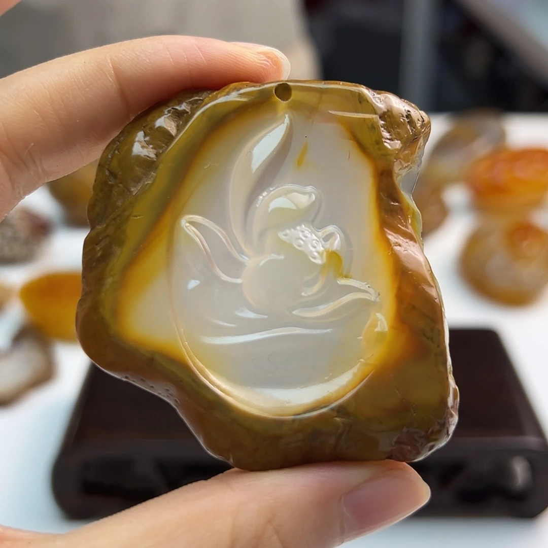 玛瑙/玉髓未镶嵌颈饰