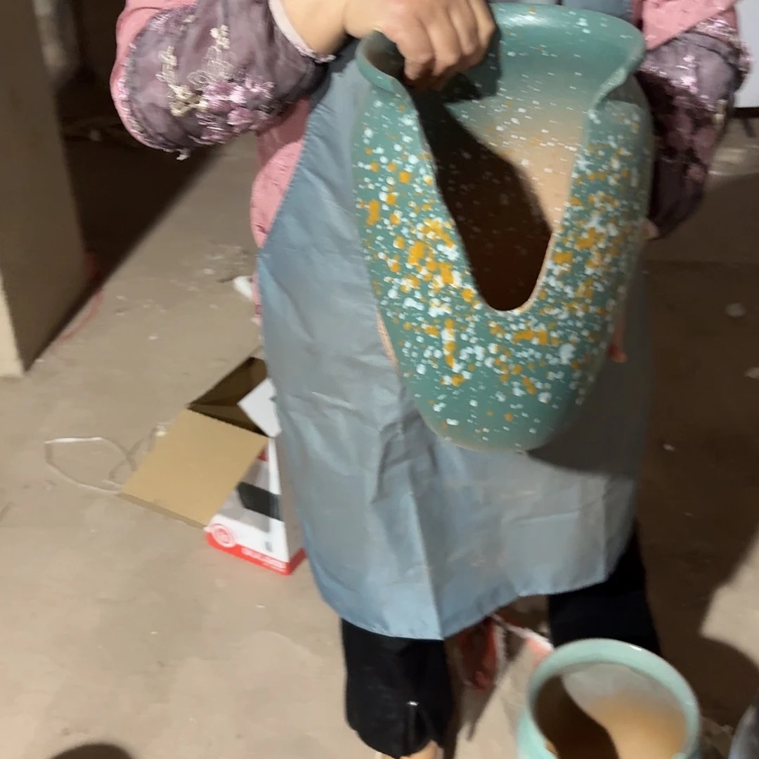 紫砂花盆口20高31一个