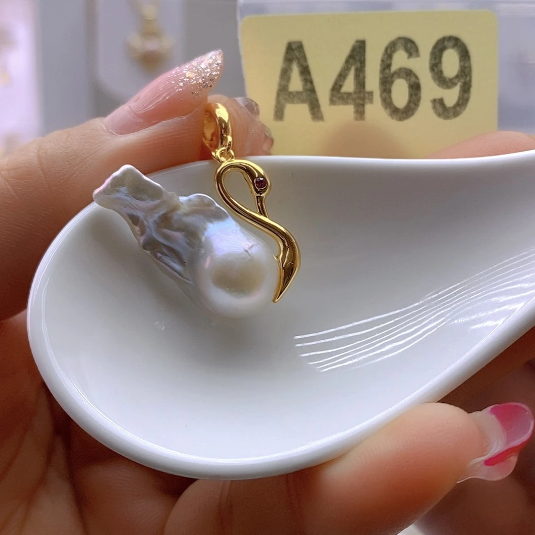 淡水珍珠颈饰银S925镶嵌