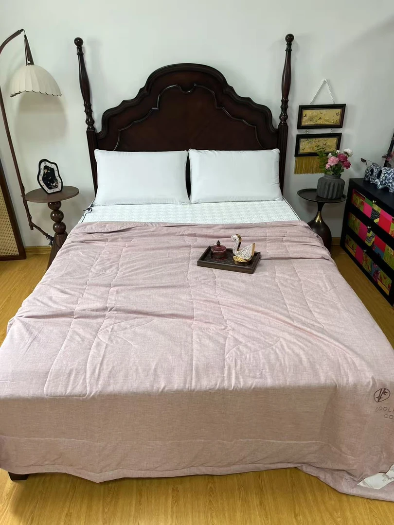 RW高端刺绣天丝棉双人夏被200*230微瑕～R003