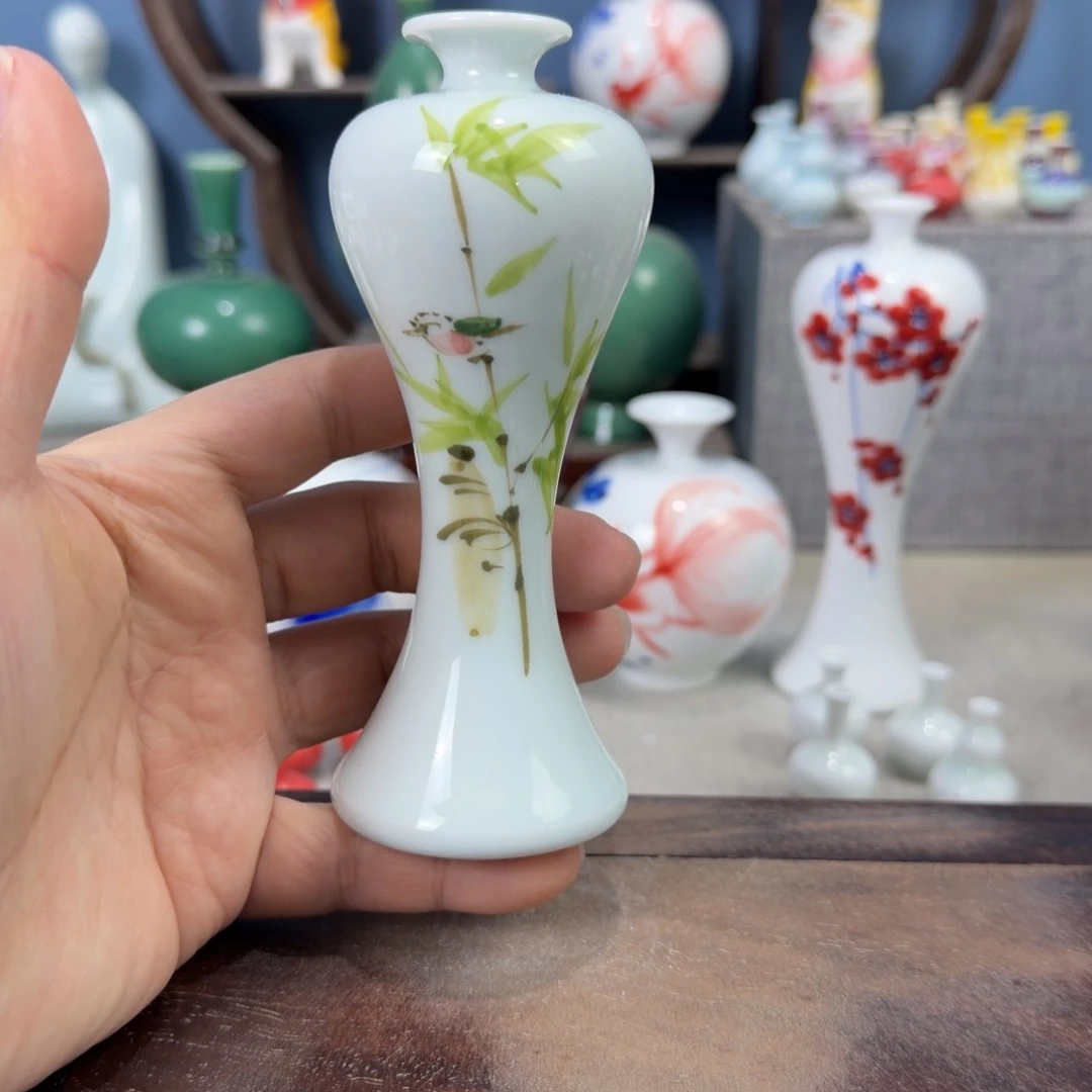 陶瓷手工小花器摆件