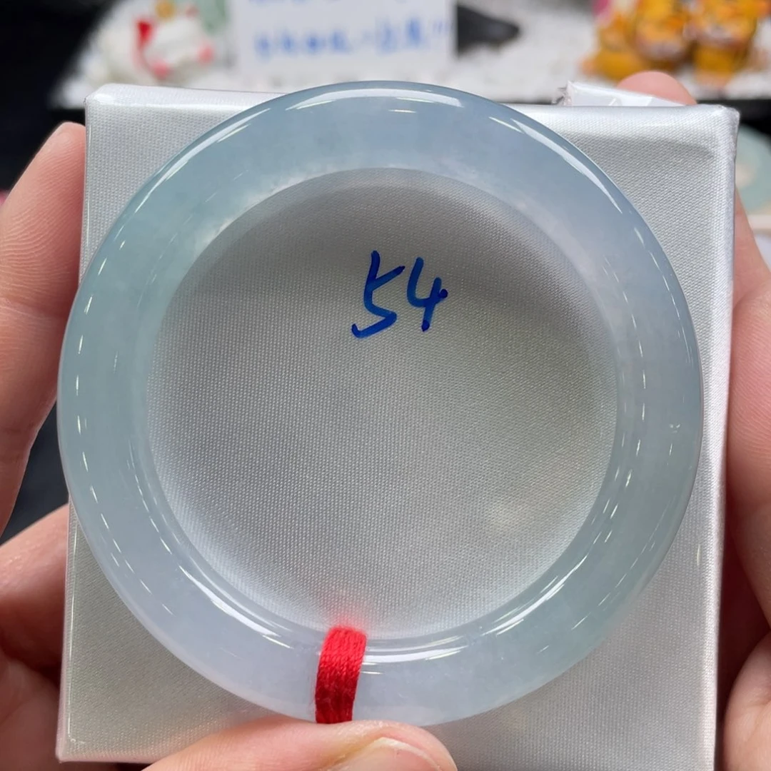 翡翠手镯未镶嵌蔡**?53.7圆条