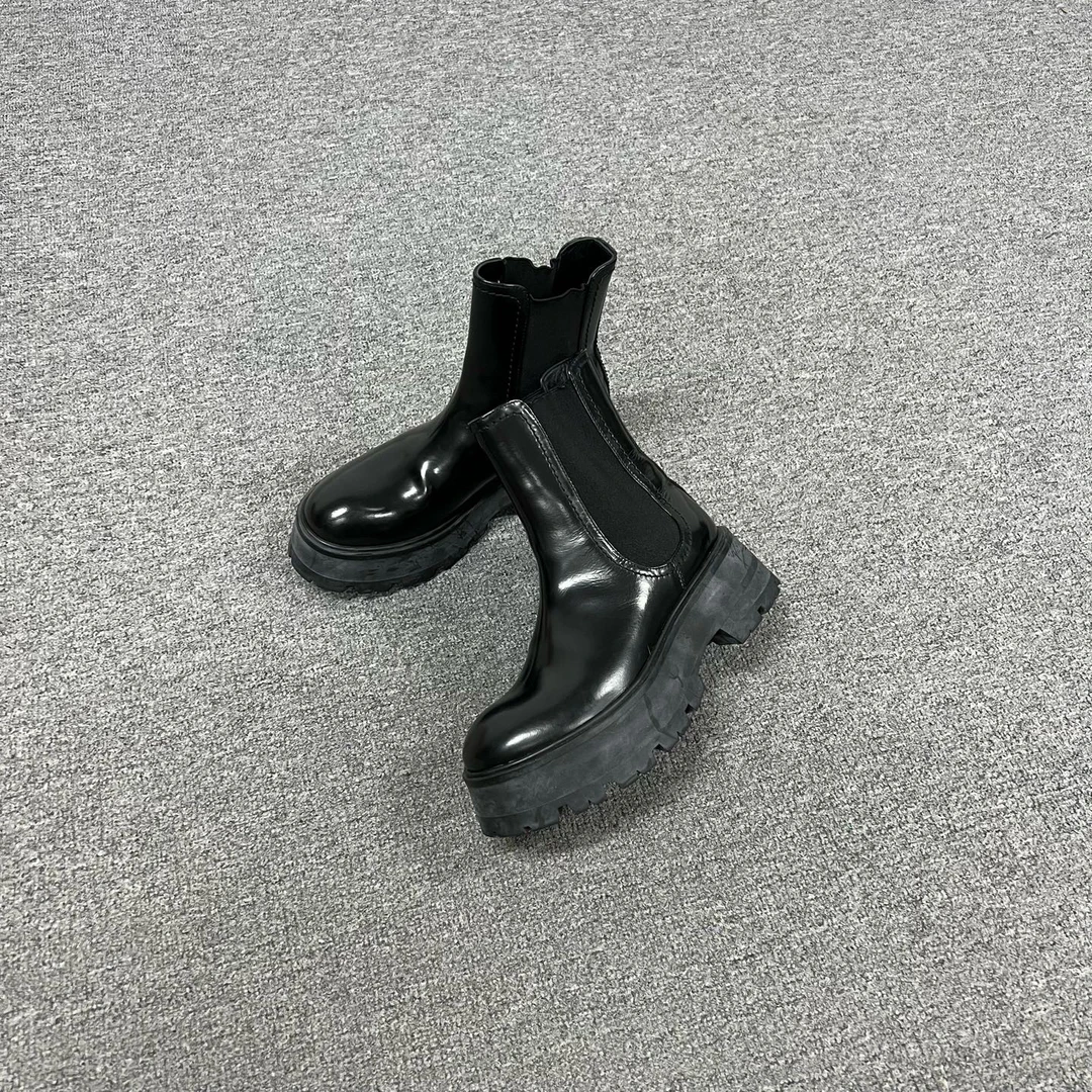 99新 ALEXANDER WANG 大王 厚底中筒靴 36码