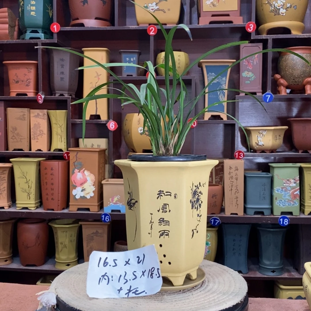 紫砂艺术紫砂花盆