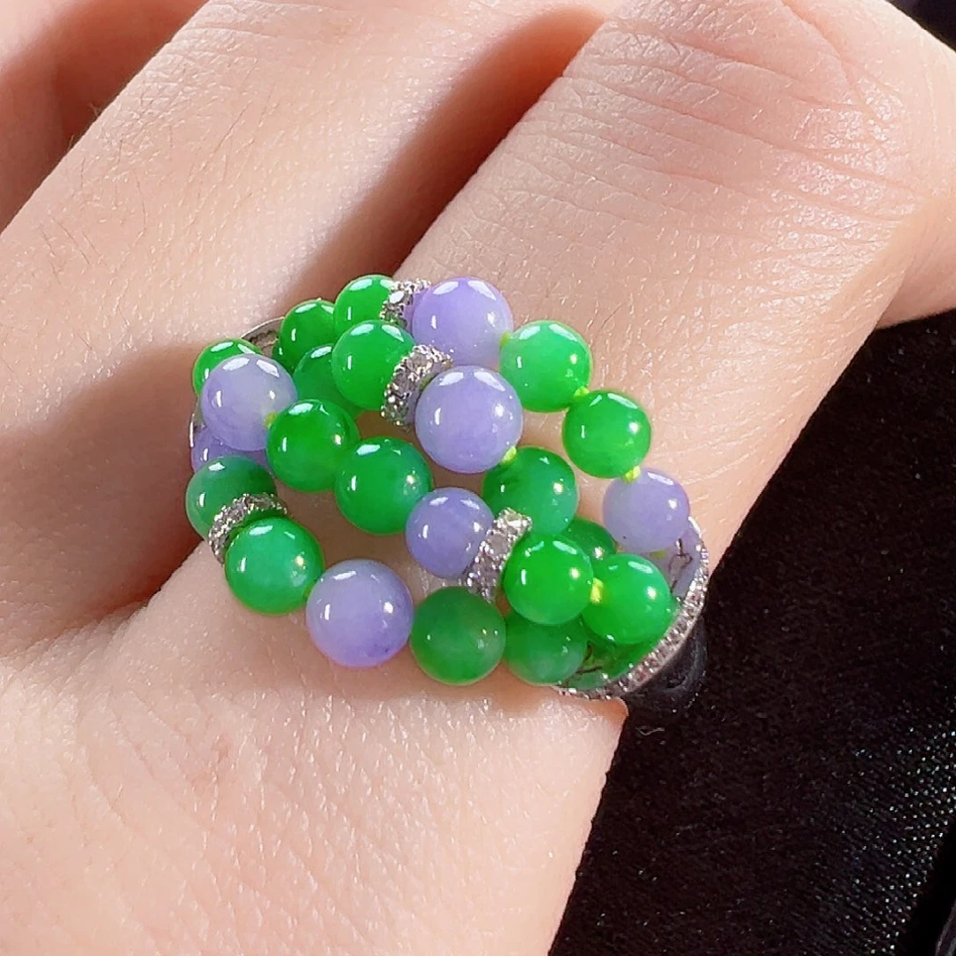 翡翠18K金镶嵌戒指签收后24小时鉴赏期