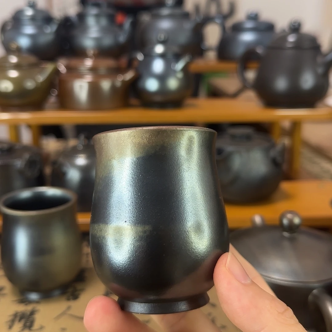 严***学坭兴陶柴烧杯子福利02