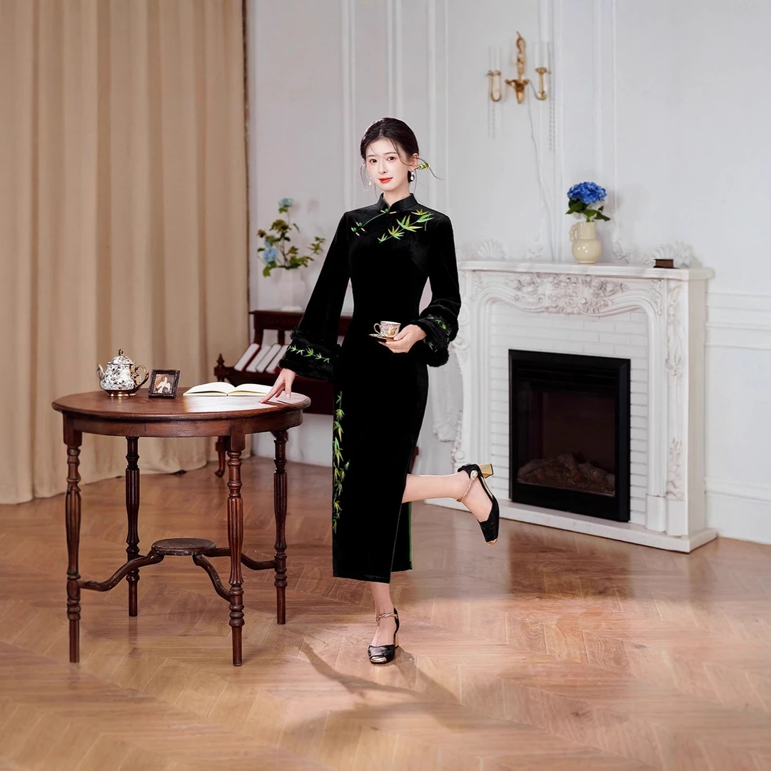 法式绝美软皮珍珠玛丽珍单鞋女旗袍不累脚小跟鞋伴娘鞋