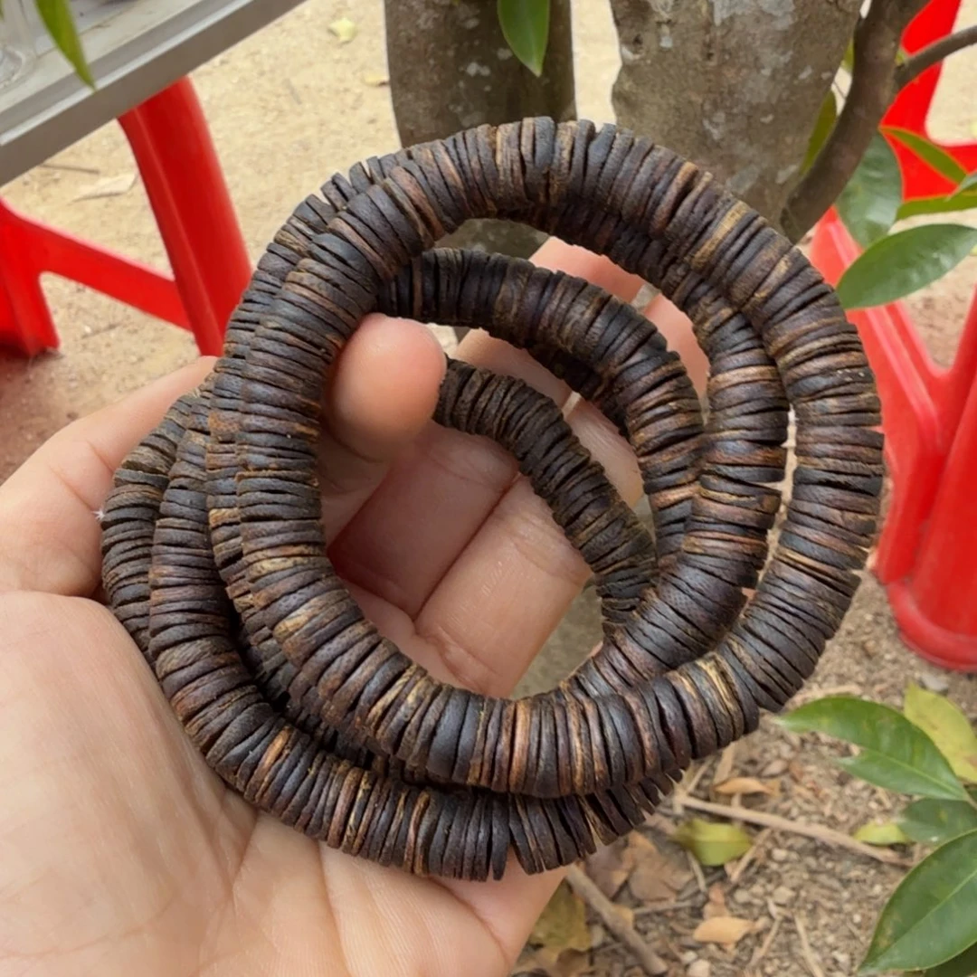 沉香手串单圈0.9沉水片珠11克多样性发一