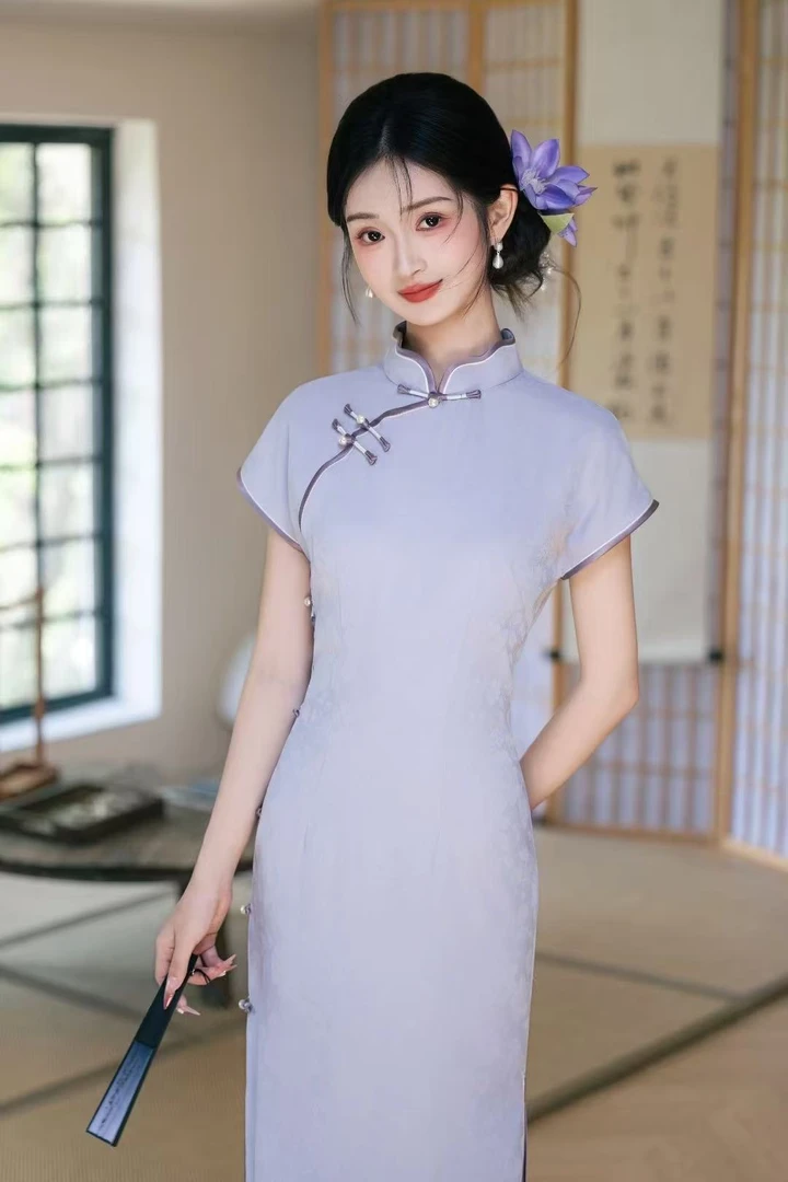 【故知】上上签 夏季新款无袖旗袍复古新中式改良气质日常修身显瘦