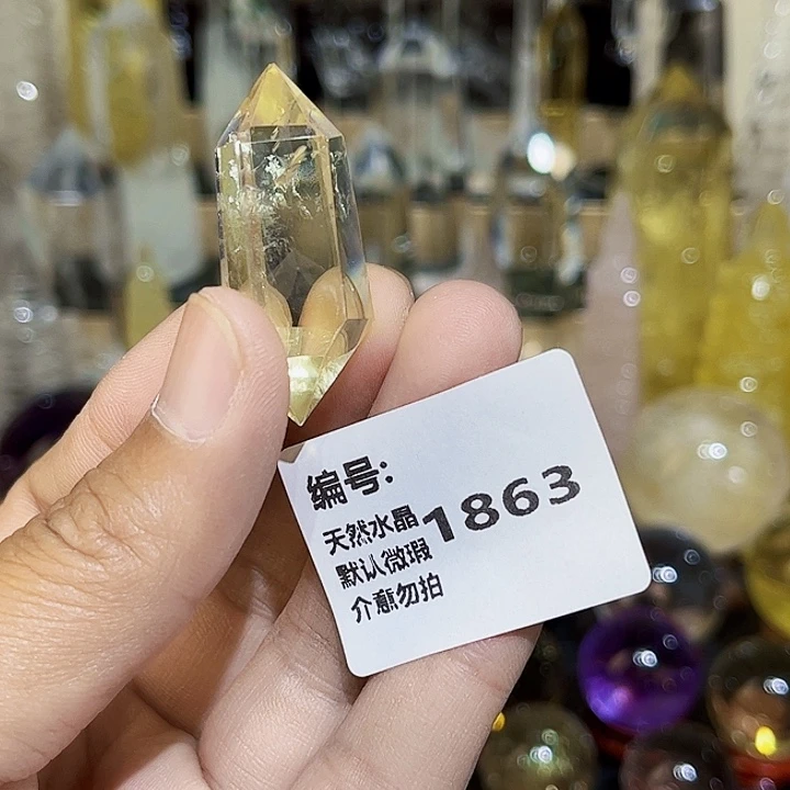 摆件未镶嵌水晶한****)柱