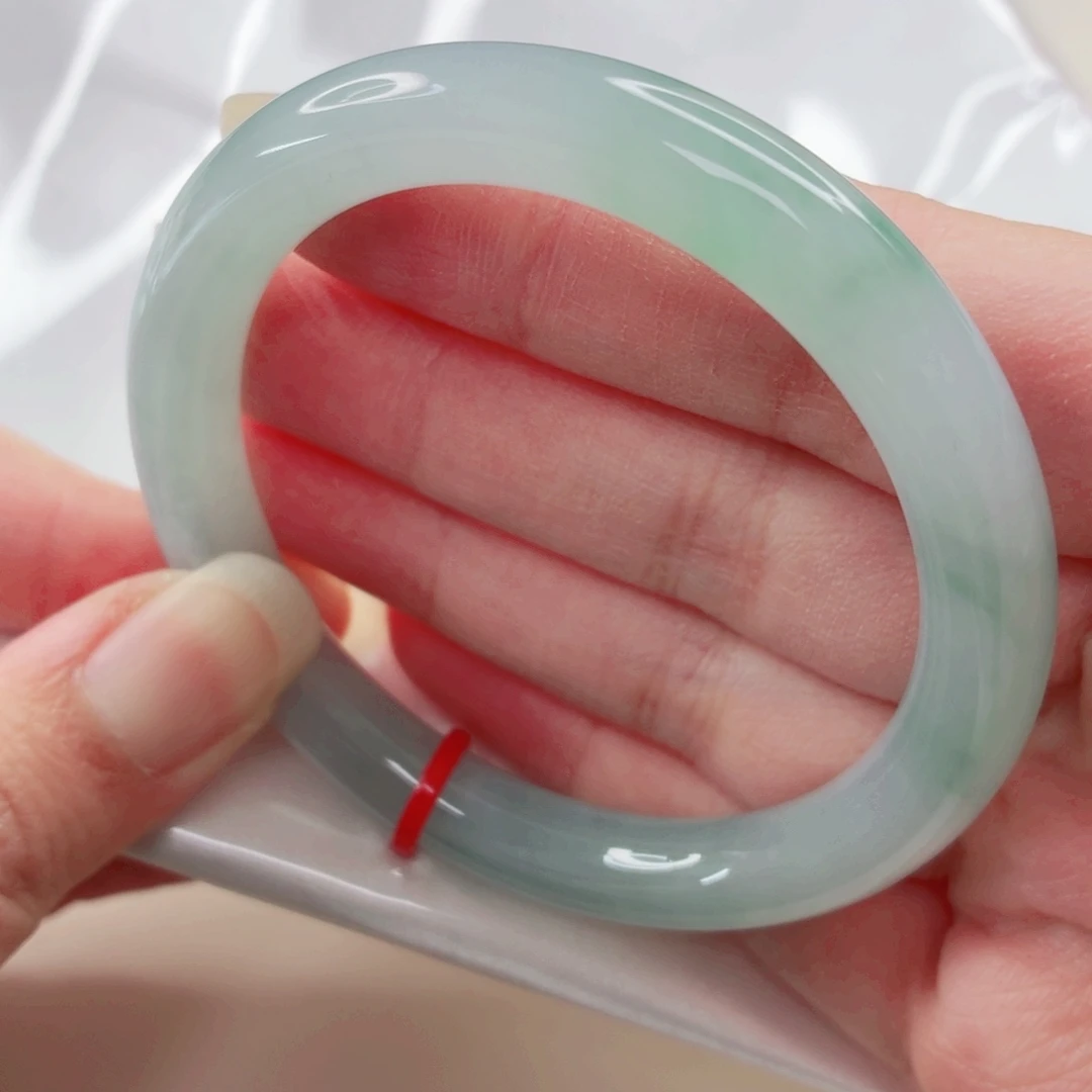 翡翠未镶嵌手镯53圈h368