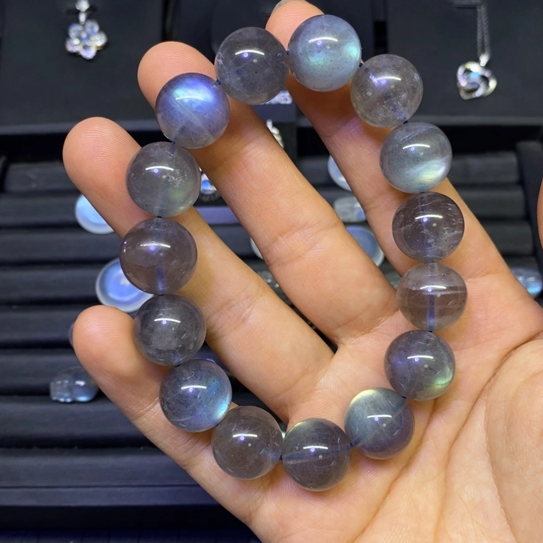 烧***吃手链未镶嵌拉长石