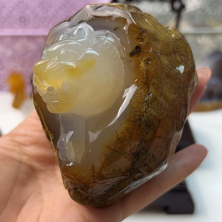 玛瑙/玉髓颈饰合金