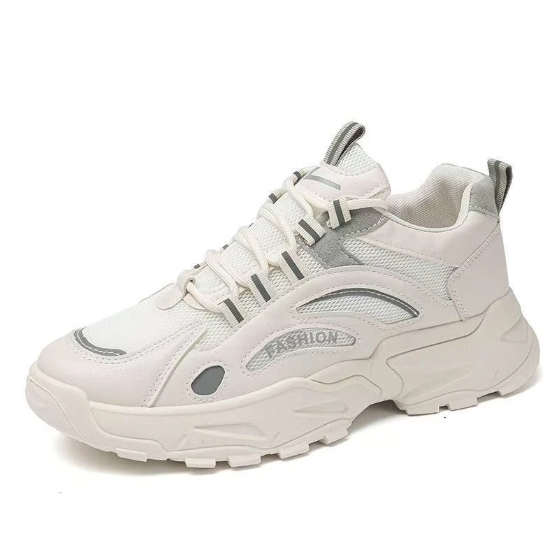 男鞋网面透气厚底休闲运动鞋百搭跑步老爹鞋潮流款