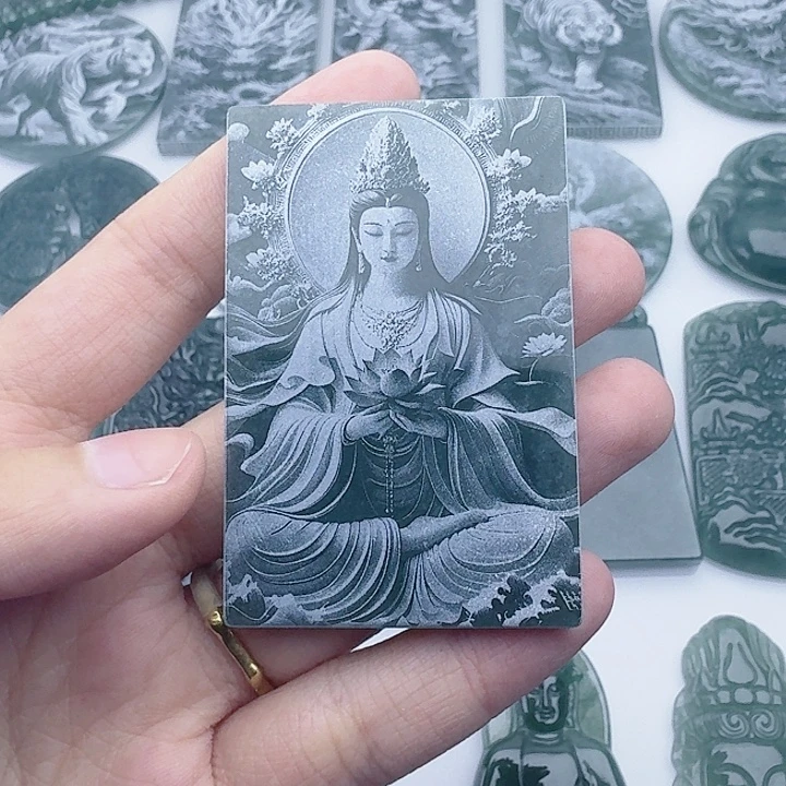 大***西翡翠未镶嵌颈饰多样性发货天然A货翡翠