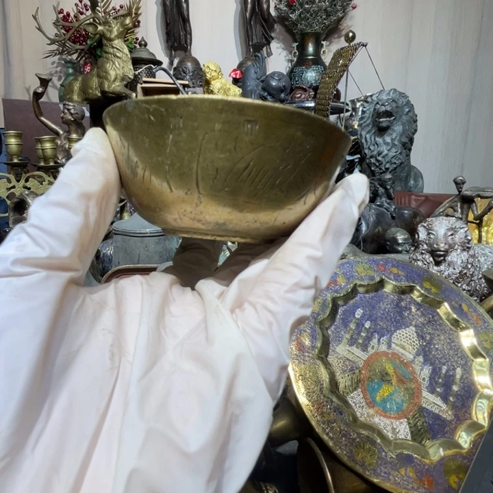 冰*大阪回流铜器摆件6