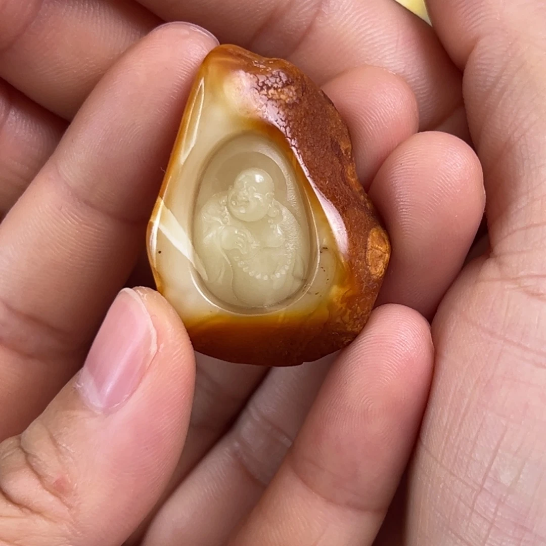 蜜蜡未镶嵌裸石微瑕