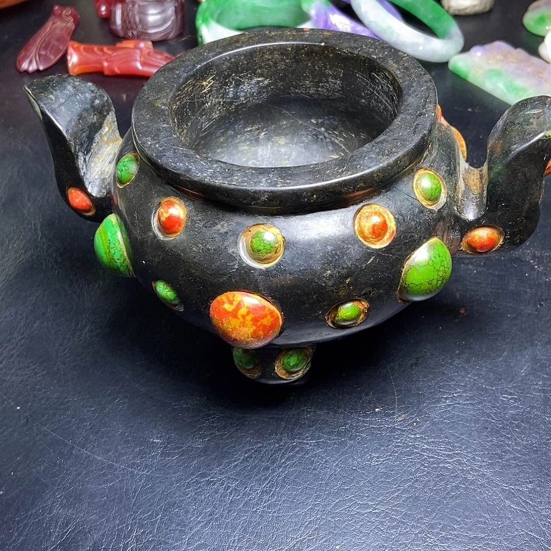 白玉菩提吊坠精品玉