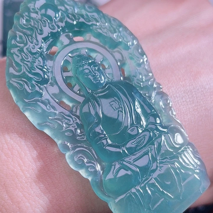 翡翠未镶嵌颈饰9999999999