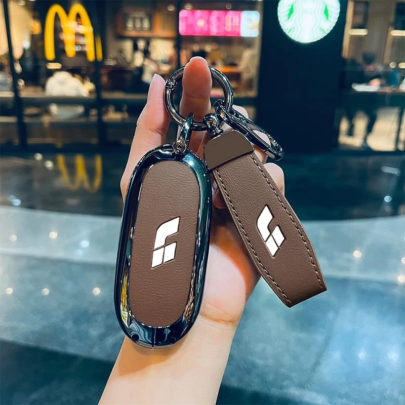 理想L7钥匙套2024款新L6专用客人L9包L8高档Ultra车钥匙壳扣男女