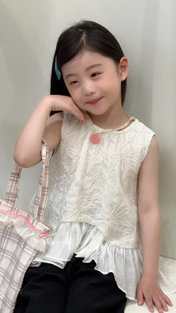 Ula由拉娃娃衫小童夏季韩版薄款套装碎花NO退NO换下单询问客服