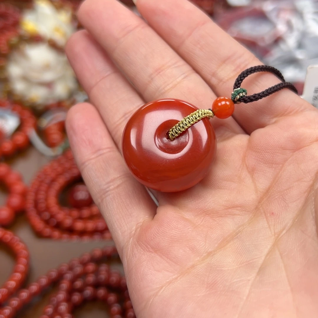 南红玛瑙未镶嵌手链