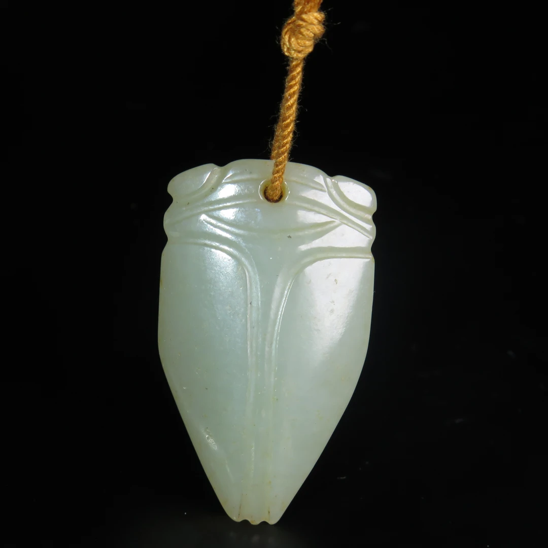 民国玉佩蝉/MZ513466/和田玉/民族文物