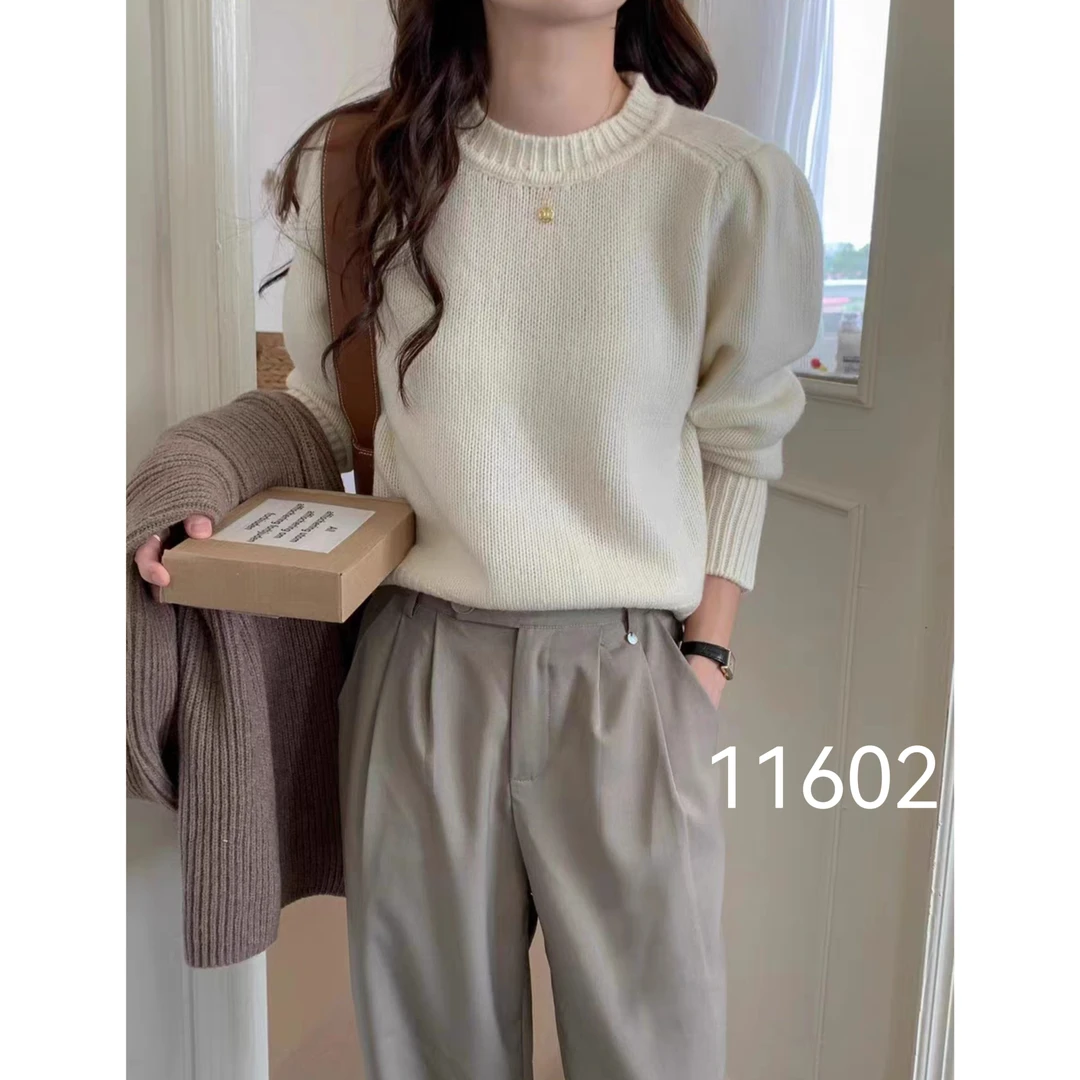 11602（部分无水洗唛，介意慎拍） SANFAN新款针织衫