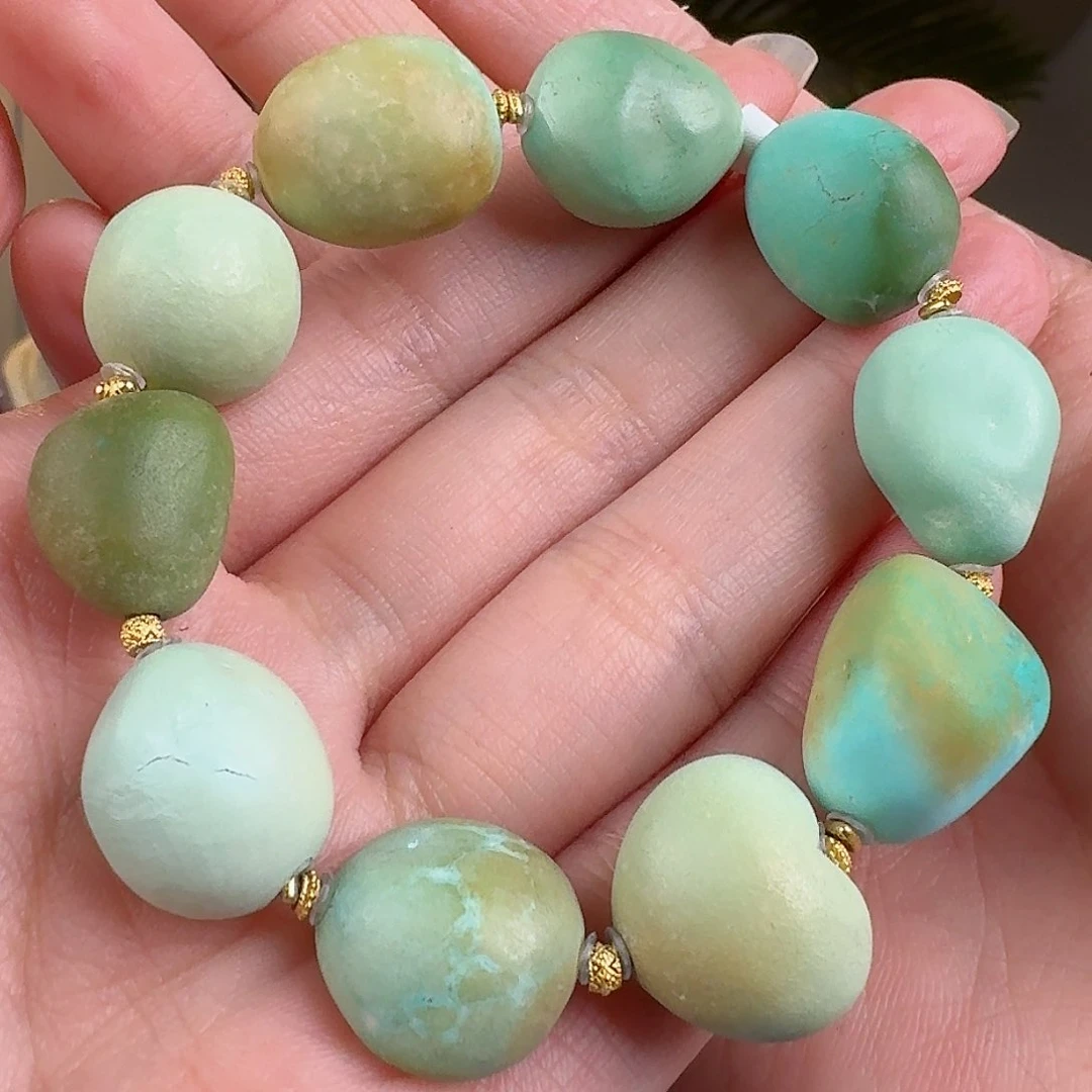 绿松石珠宝奇石未镶嵌